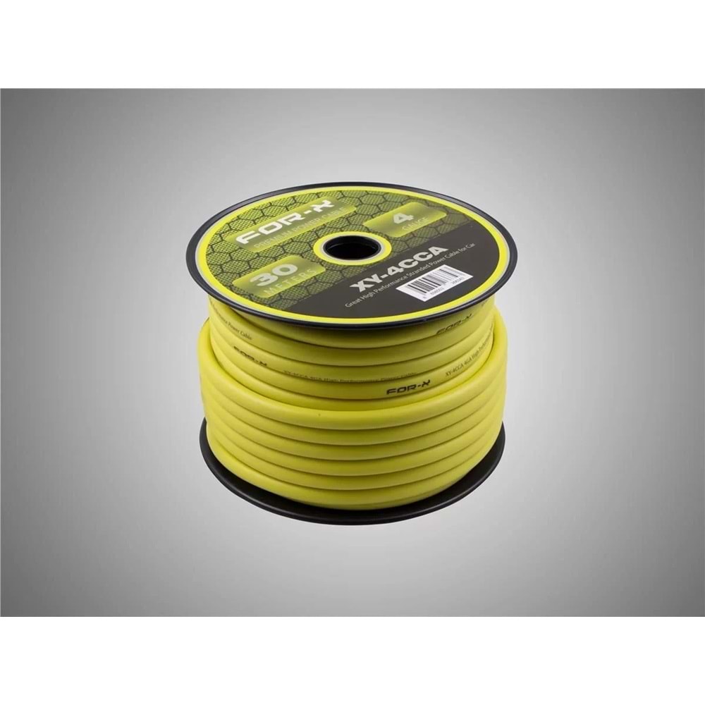 Forx XY-4CCA 4Ga Artı Kablosu 30 Metre