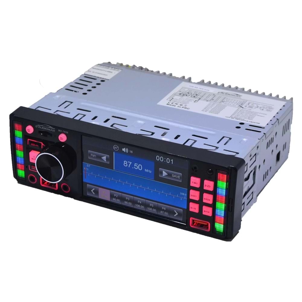 Audiomax Mx-7650 4.3 İnç Görüntülü Oto Teyp