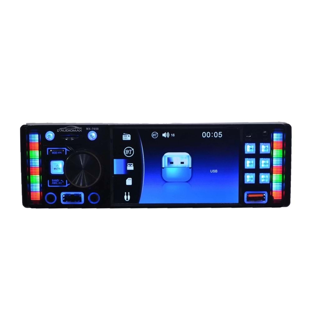 Audiomax Mx-7650 4.3 İnç Görüntülü Oto Teyp