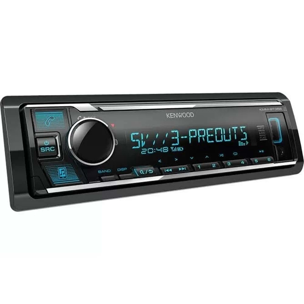 Kenwood KMM-BT358 3 Amfi Çıkışlı (5V Rca Çıkışlı) Oto Teyp