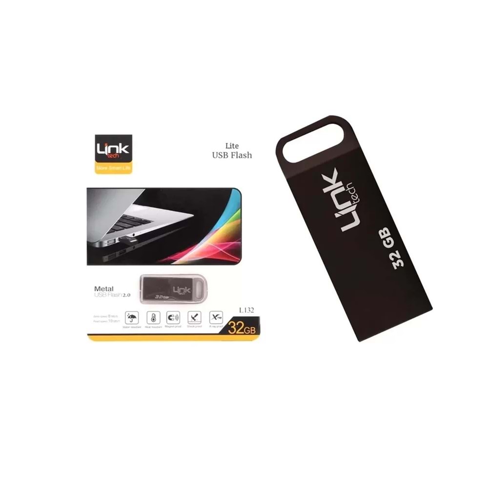 LinkTech L132 Lite 32GB Metal 8MB/S USB Bellek