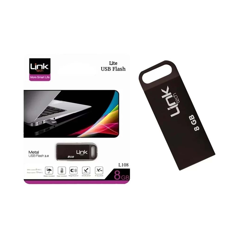 Linktech L108 Lite 8GB Metal 8MB/S USB Flash Bellek