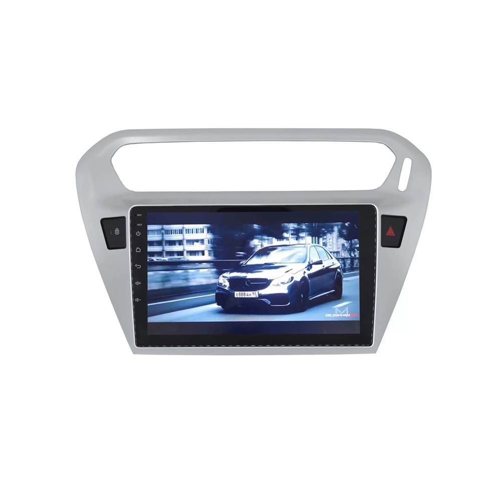 Peugeot 301/C Elysee 9 İnç Multimedya Çerçeve (SİYAH)