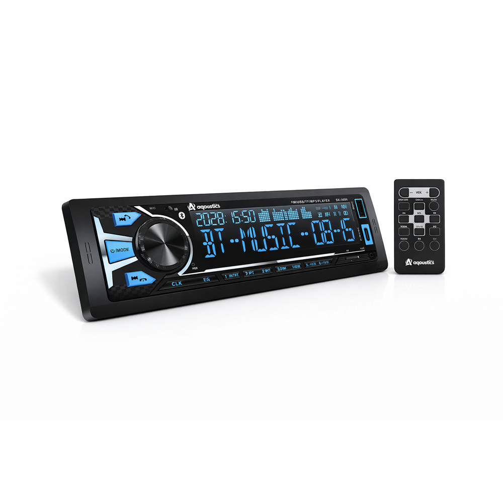Aqoustics Sx-3600 Pioneer Kumandalı Çift Usb'li 7 Renkli Oto Teyp