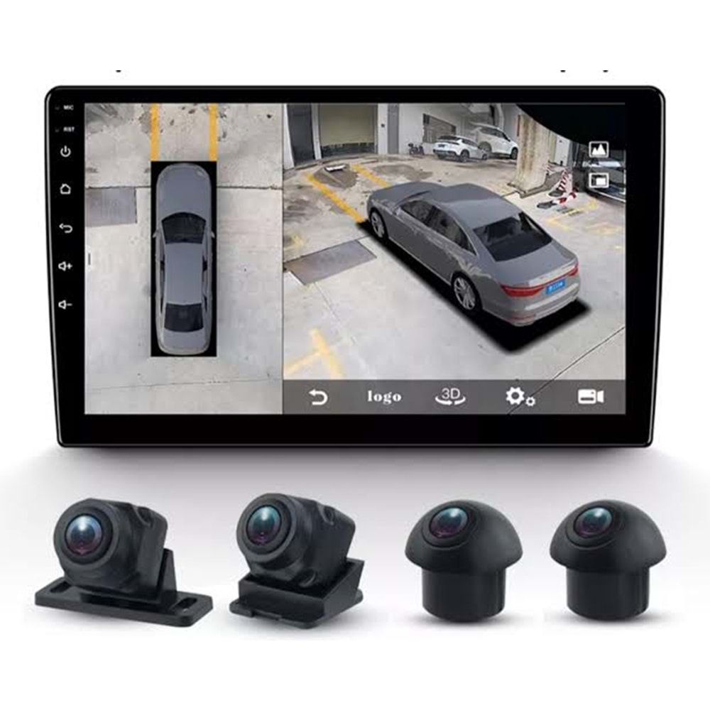 Naviin 9 İnç 4+64GB 360 Kameralı Multimedya