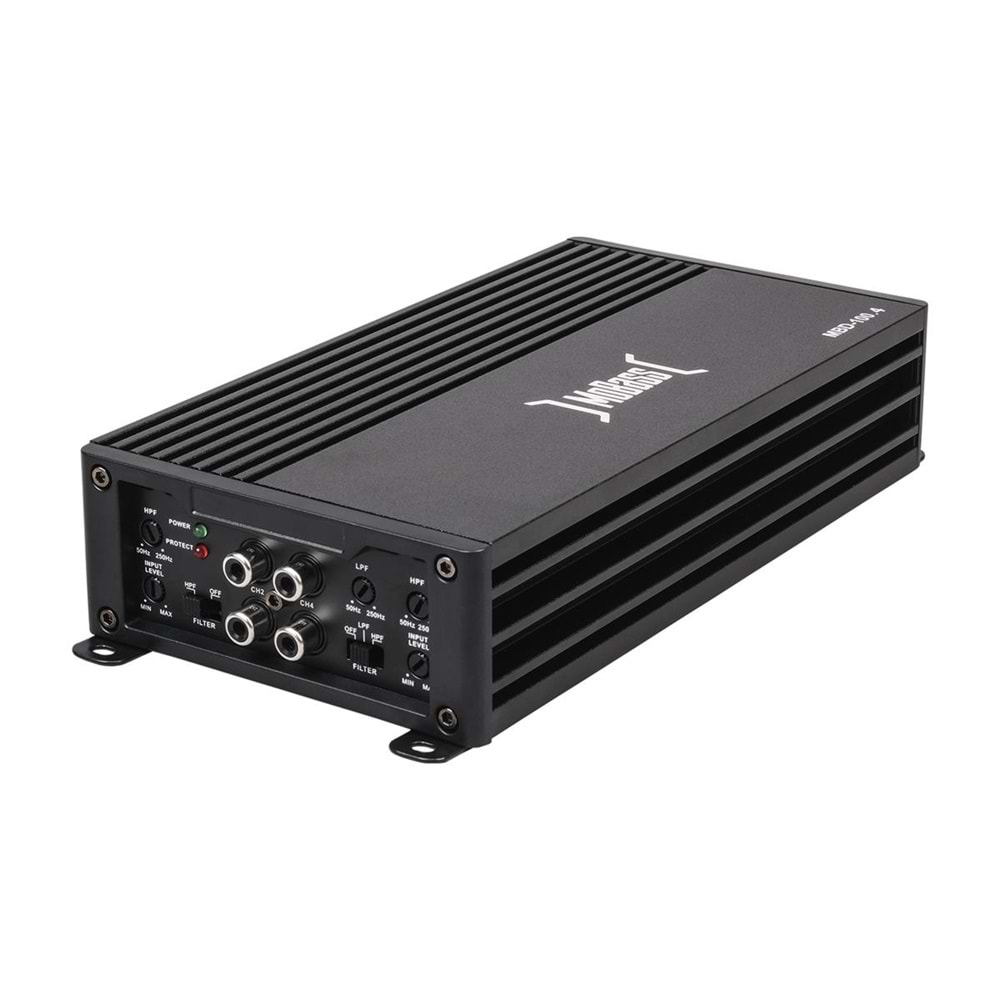 Mobass MBD-100.4D 4 Kanal 100 RMS Amplifikatör