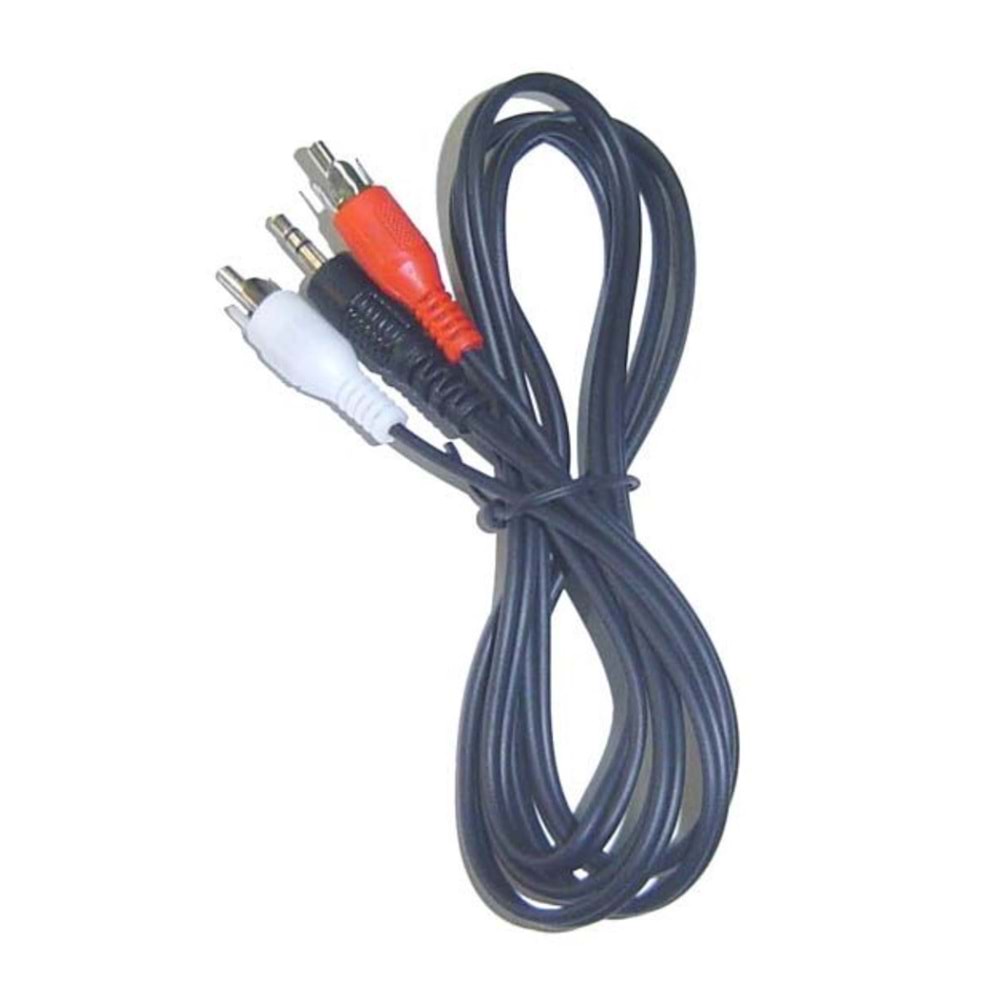 FULLY G-530A 2 Rca 1 Aux 1,5mt Kablo