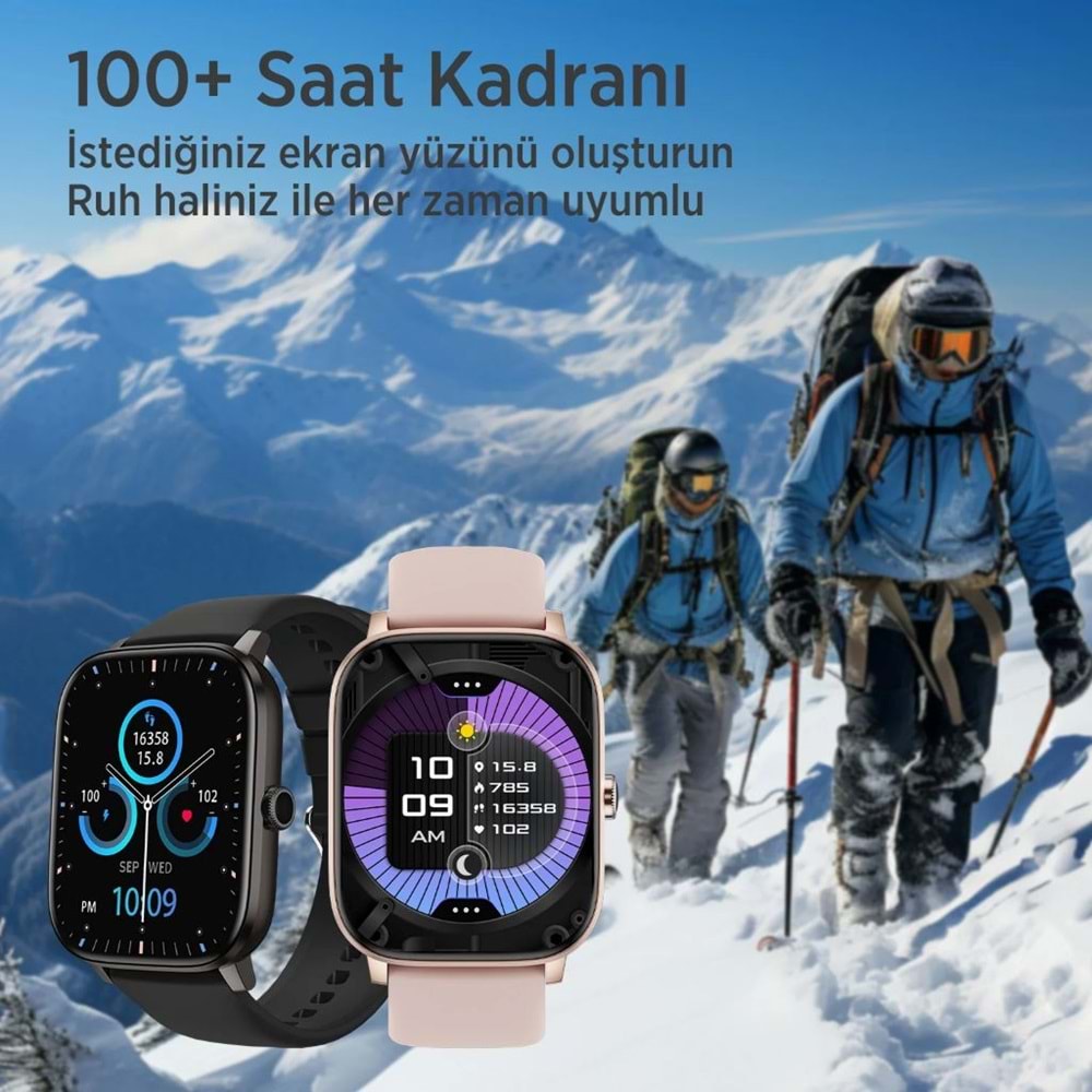 BİX SW03 AKILLI SAAT PEMBE