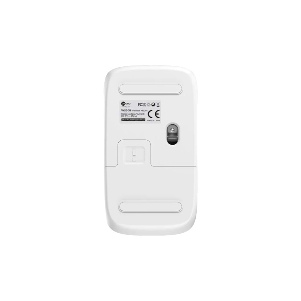 Lenovo Lecoo WS208 Kablosuz 1200DPI 3 Tuşlu Optik Mouse Beyaz