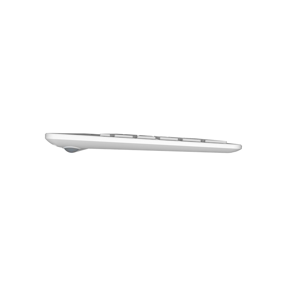Lecoo BK100 Kablosuz Bluetooth Şarj Edilebilir Çoklu Cihaz ile Uyumlu Türkçe Q Klavye Beyaz