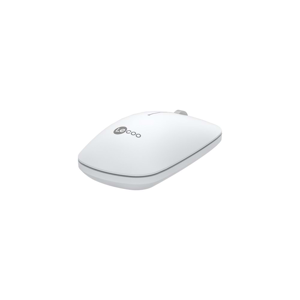 Lenovo Lecoo WS214 Kablosuz 1200DPI 3 Tuşlu Optik Mouse Beyaz