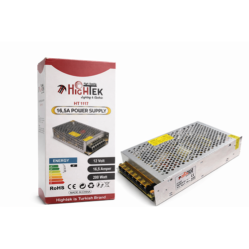 HİGHTEK HT1117 12V 16,5A KALIN METAL KASA ADAPTÖR