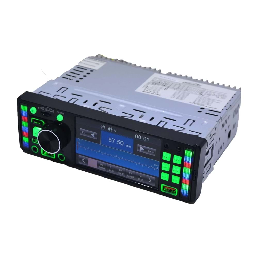 Audiomax Mx-7650 4.3 İnç Görüntülü Oto Teyp