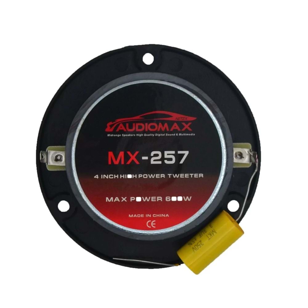 Audiomax Mx-257 10 Cm Dome Tweeter 100 Rms