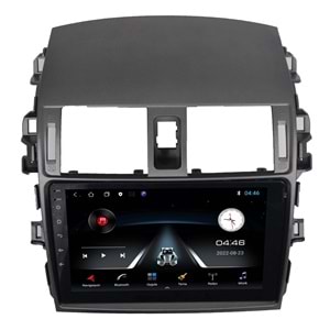 Toyota Corolla 2007-2012 Gri 9 İnç Multimedya Çerçevesi
