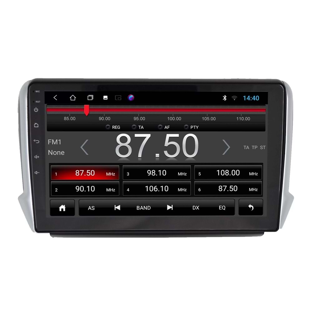 Peugeot 208-2008 2014-2018 10 İnç Multimedya Çerçevesi
