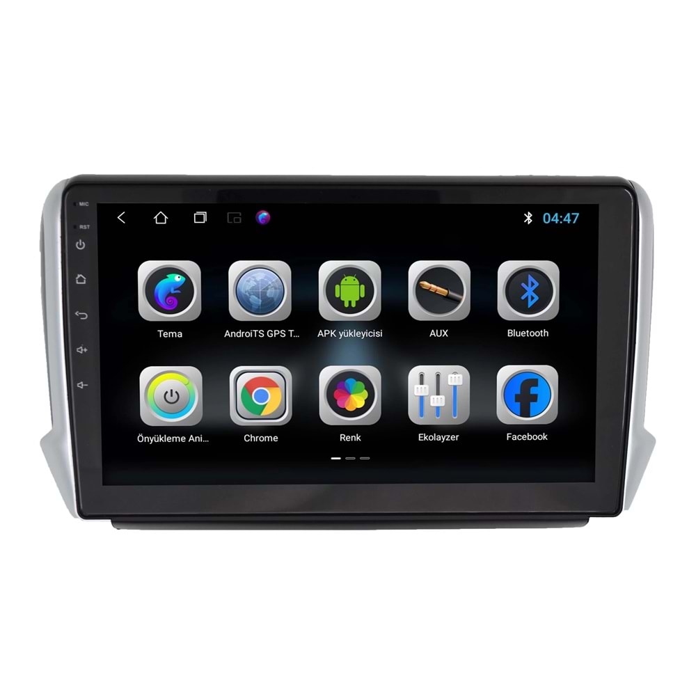 Peugeot 208-2008 2014-2018 10 İnç Multimedya Çerçevesi