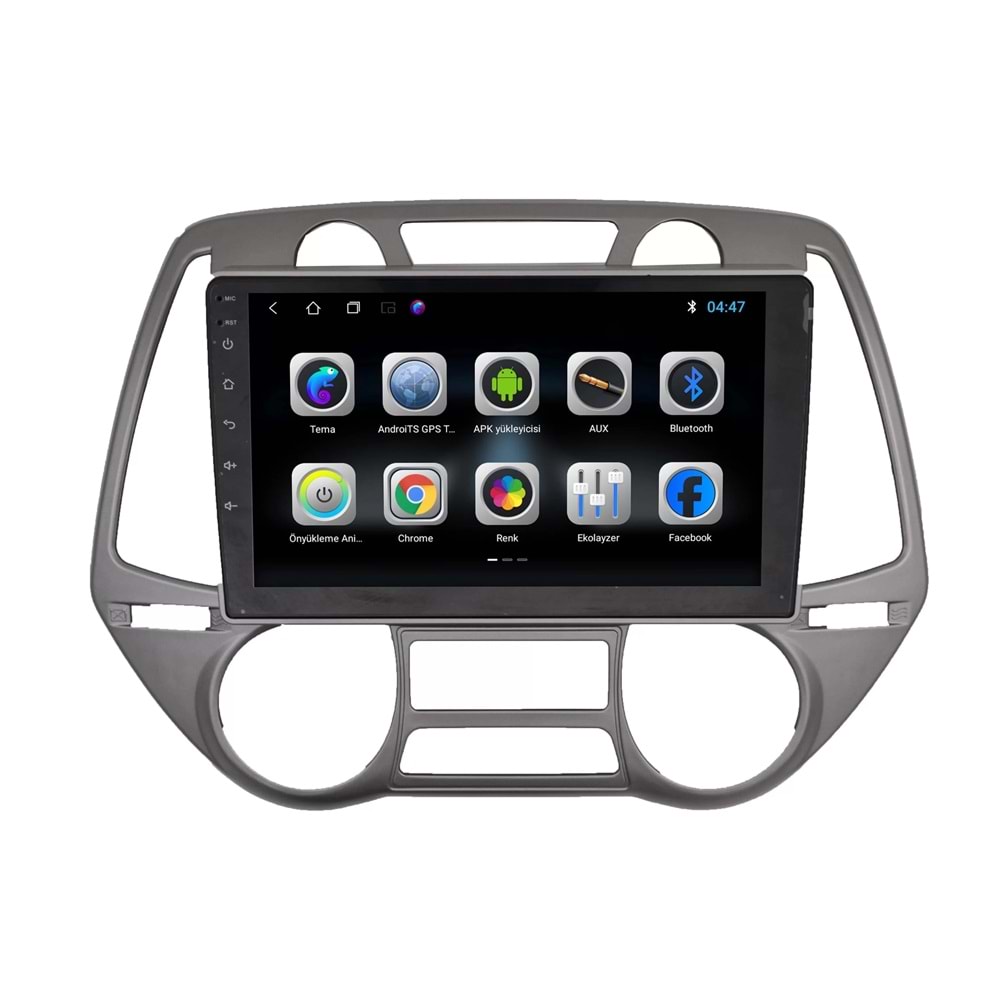 Hyundai İ-20 2 Çizgili 2010-2014 9 İnç Multimedya Çerçevesi