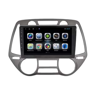 Hyundai İ-20 2 Çizgili 2010-2014 9 İnç Multimedya Çerçevesi