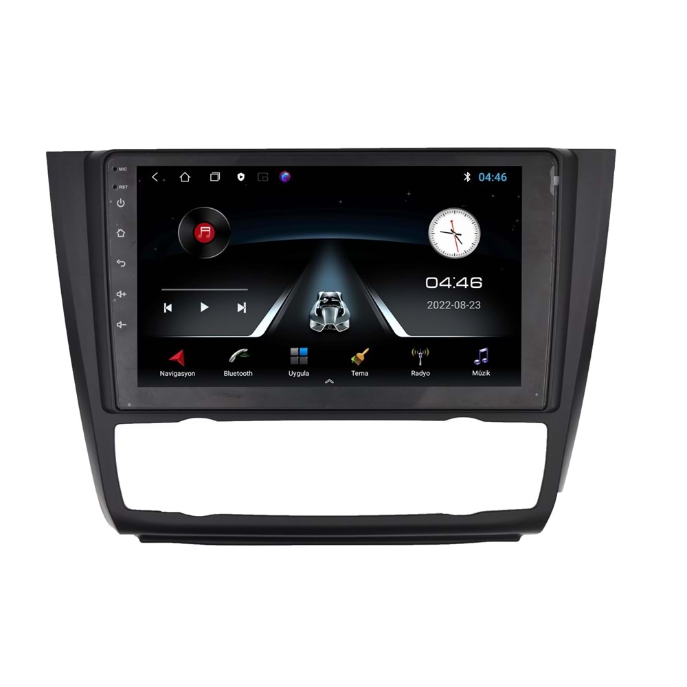 Bmw 1 Serisi A/C 2004-2011 9 İnç Android Multimedya Çerçevesi