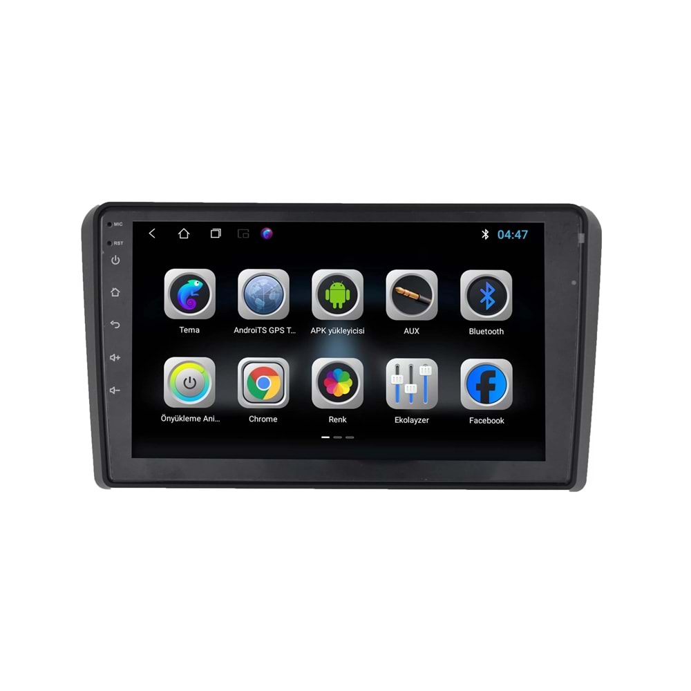 Audi A3 2007-2012 9 İnç Oem Multimedya Teyp Çerçevesi