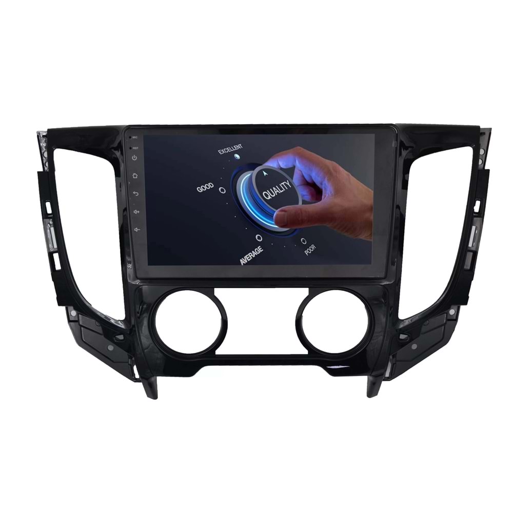 Mitsubishi L200 2015-2020 Analog 9 İnç Multimedya teyp Çerçeve