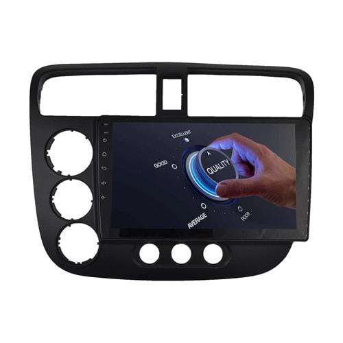 Honda Civic 2004-2005 9 İnç Multimedya Teyp Çerçeve