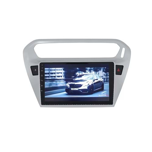 Peugeot 301/C Elysee 9 İnç Multimedya Çerçeve (SİYAH)