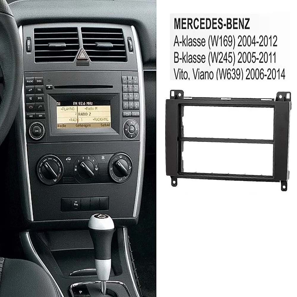 Volkswagen Crafter Mercedes Sprinter Double Dabıl-teyp Çerçevesi Uyumlu