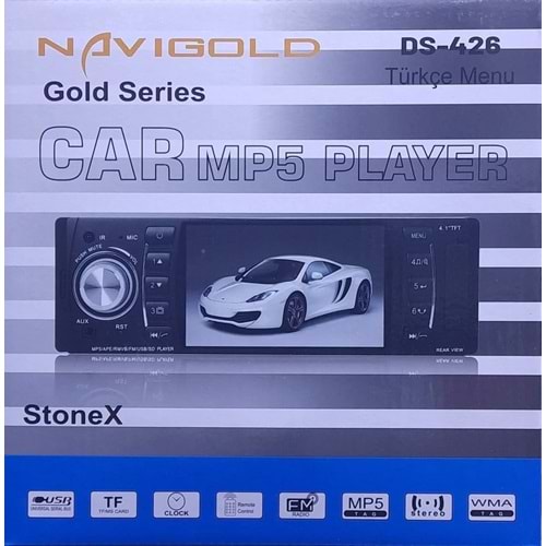 Navigold Ds-426 4.1 İnç Ekranlı Oto Teyp