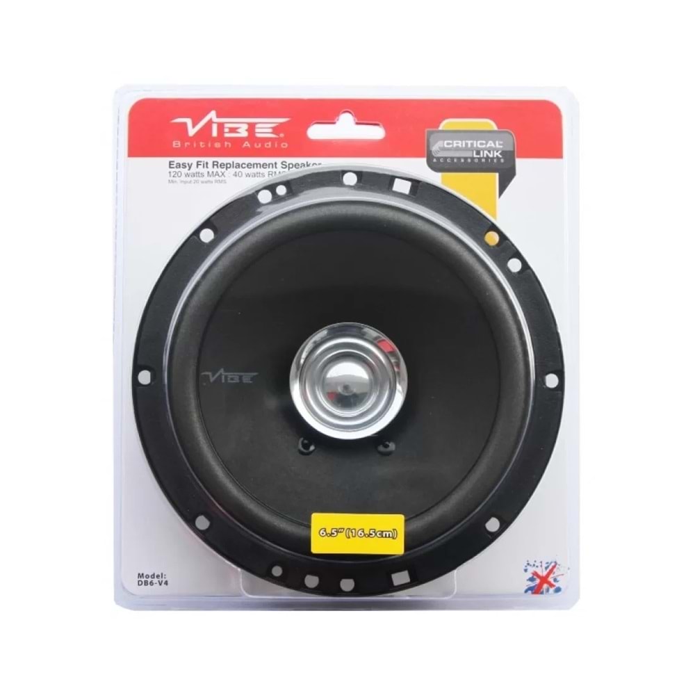 Vibe DB6-V4 16 Cm Koaksiyel Hoparlör (1 Adet Fiyatıdır)