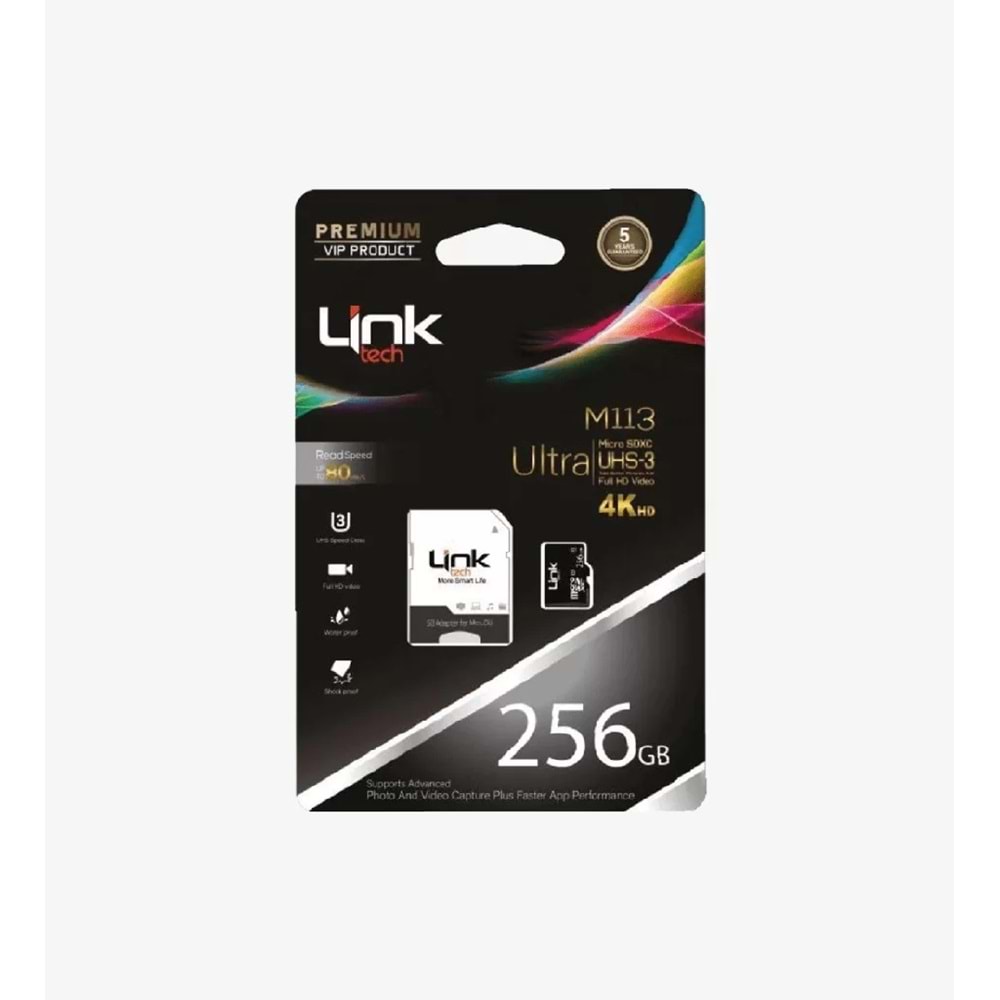 Linktech LMC-M113 256GB 4K Ultra Hafıza Kartı