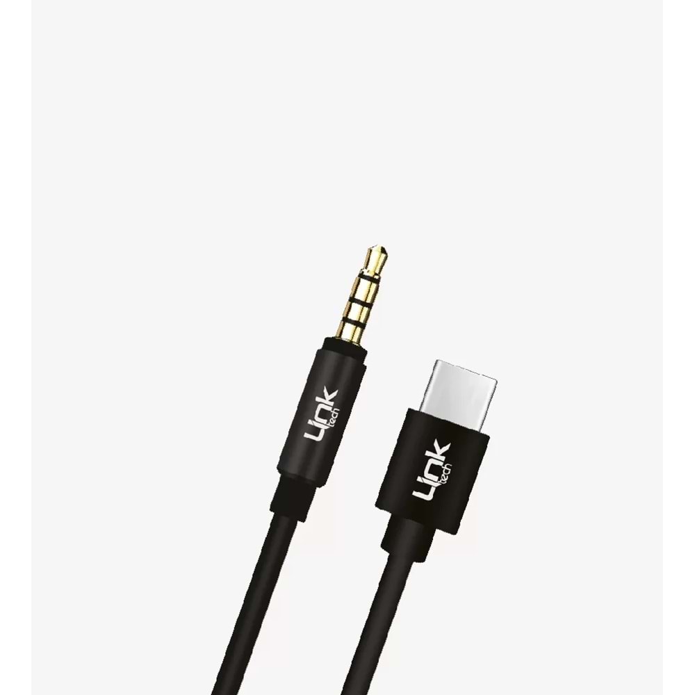 Linktech LCA-A595 Type-C Aux Kablo Metal Başlıklı