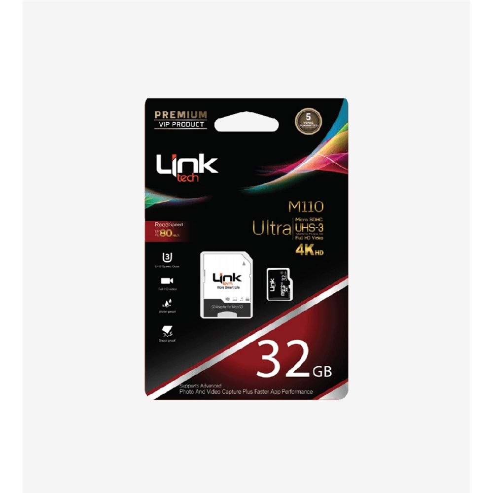 LinkTech LMC-M110 32GB 4K Ultra Hafıza Kartı