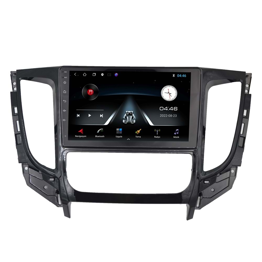 Mitsubishi L200 2015-2020A/C Dijital 9 İnç Multimedya teyp Çerçeve