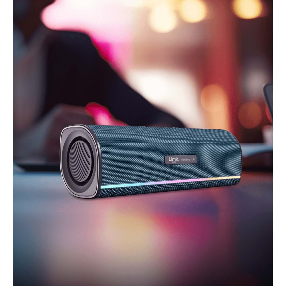 Linktech R127 Premium Bluetooth Hoparlör IPX5 Sertifikalı