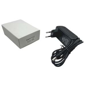 SMY 122 12v-2A Standart Uçlu Adaptör