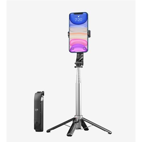 Linktech H876 Premium Mini 4'lü 1 Arada Saplı Telefon Tutacağı