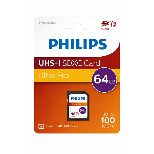 Philips 64GB Hafıza Kartı Class10