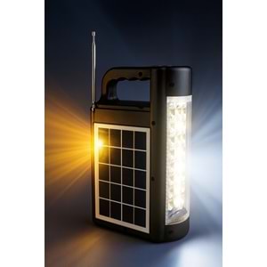 KTS-2030 Radyolu Işıldak Güneş Enerjisi ile Şarj