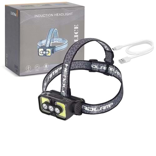 PS-2363 POLICE SENSÖRLÜ KAFA FENERİ