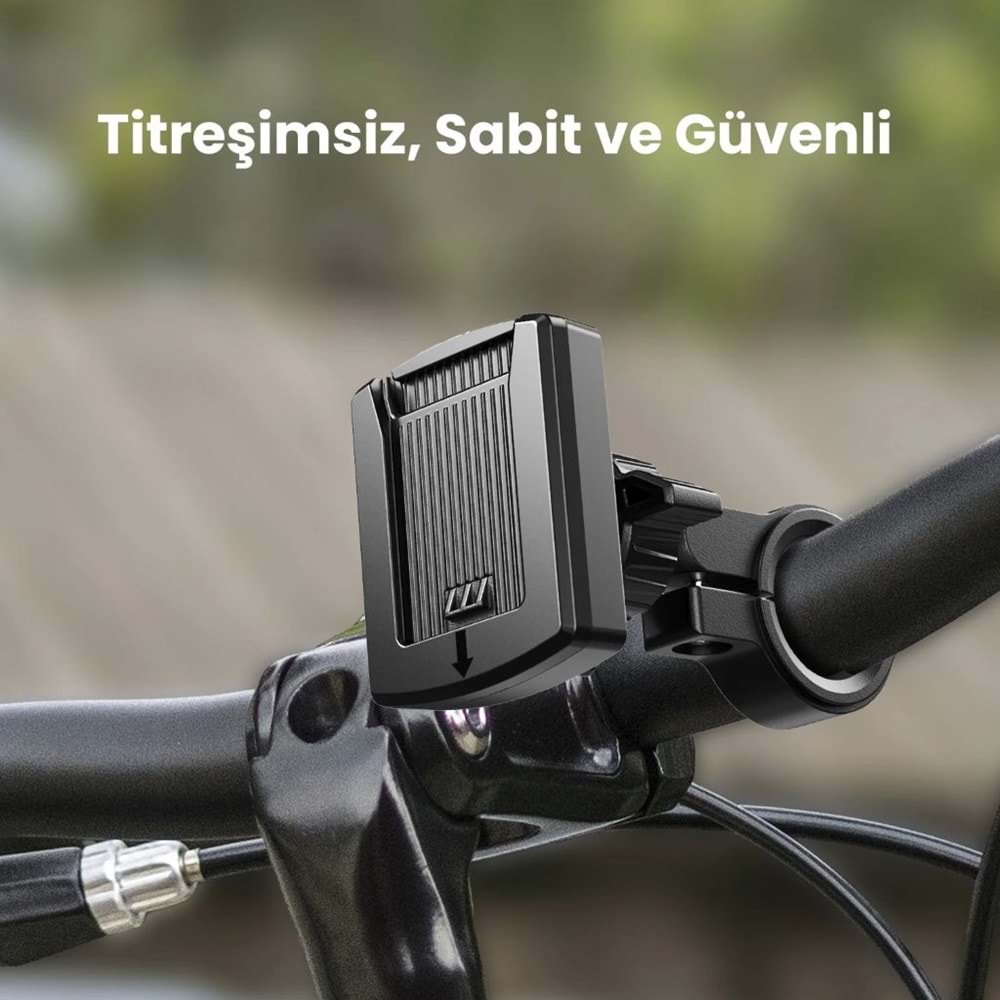 Bix BPH06 Bisiklet / Motosiklet Telefon Tutucu – Hızlı Kilit Gidon Tabanlı