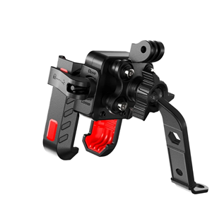 BİX BMPH03 Ayna Bağlantılı Titreşim Önleyici Motosiklet Bisiklet Telefon Tutucu