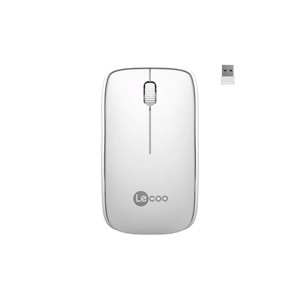 Lenovo Lecoo WS208 Kablosuz 1200DPI 3 Tuşlu Optik Mouse Beyaz