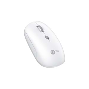 Lenovo Lecoo WS211 Şarj Edilebilir . Bluetooth Kablosuz sesiz Mouse Beyaz