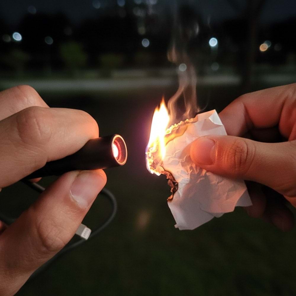 Bix BX6IN1C 60W Type-C & Işıklı &USB-A Çok Fonksiyonlu Şarj ve Data Kablosu