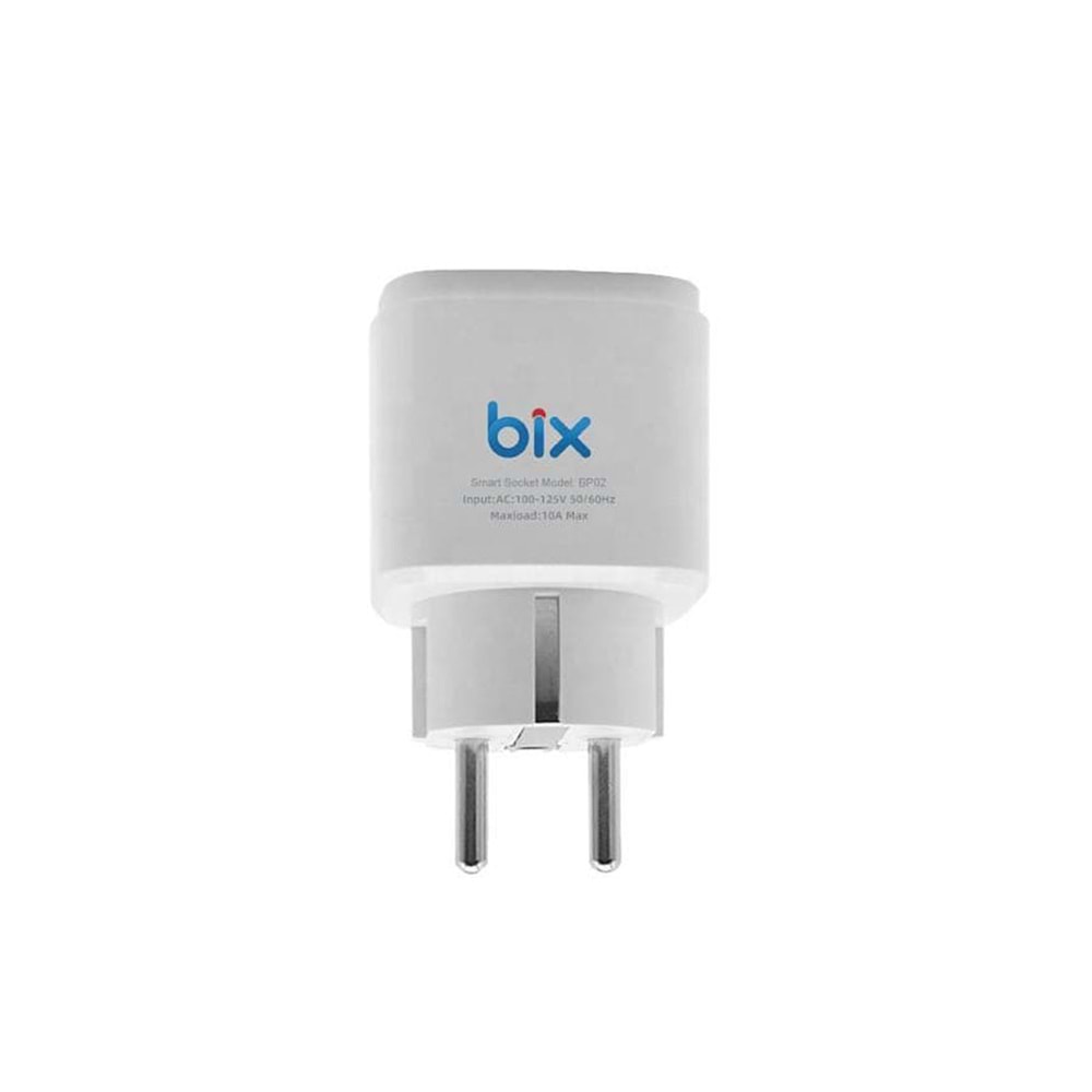 BİX BP-02 Akıllı Priz Tekli internet Üzerinden Kontrol