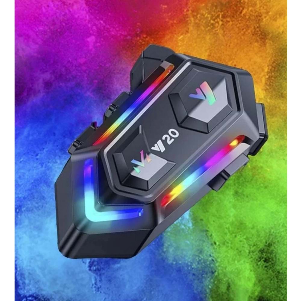 HELMET Y20 2X KASK İNTERKOM WIRELESS EARPHONE