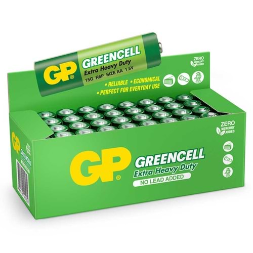 GP GREENCELL KALEM PİL (10 X 4LÜ = 40 ADET)