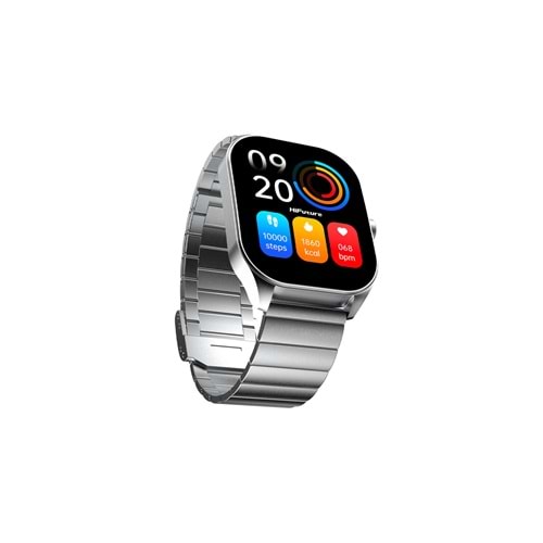 HiFuture Akıllı Saat APEX Bluetooth 5.3 AMOLED Ekran 2.04 inç 52mm Gümüş